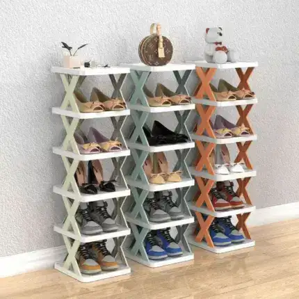 Smart Foldable Shoes Shelf 6 Tier Shoe Rack