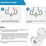 Magnetic Anti-Snore Device - Snoring Relief Nose Clip with Case