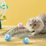 Smart Rolling Cat Ball – Interactive LED Toy for Indoor Cats