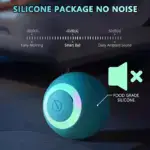 Smart Rolling Cat Ball – Interactive LED Toy for Indoor Cats