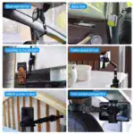 Flexible Rearview Mirror Smartphone Holder