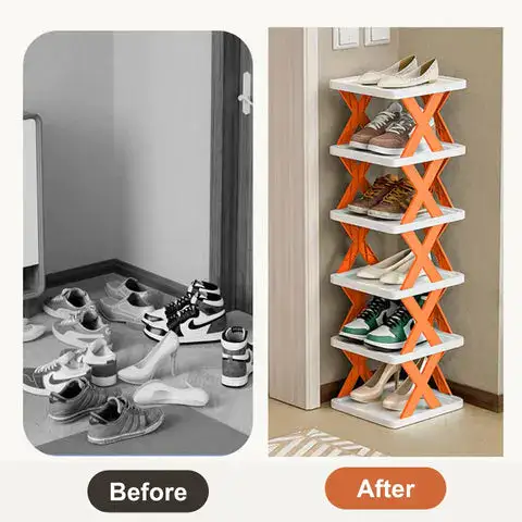 Compact Shoe Rack