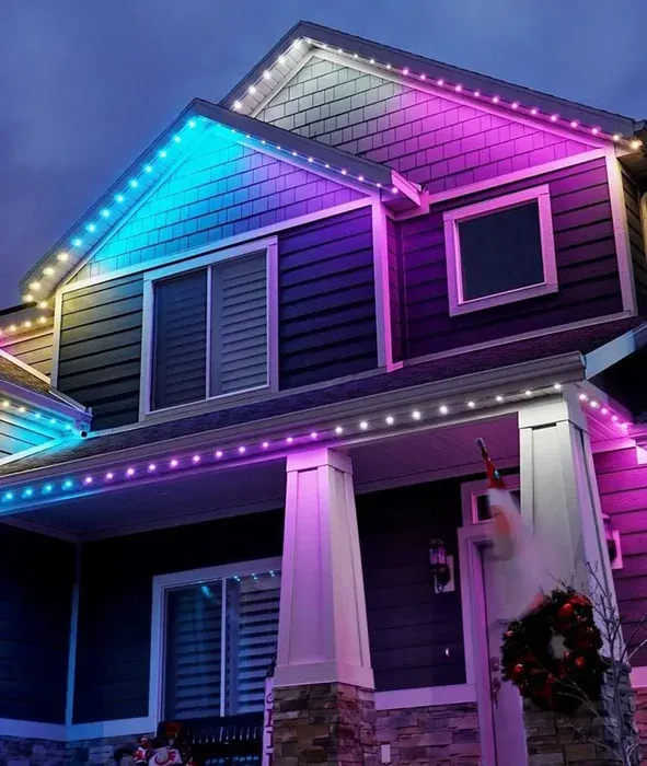 Colorful Outdoor Lighting