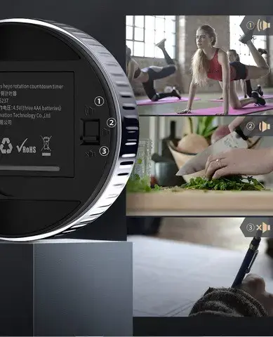 Smart digital timer in use