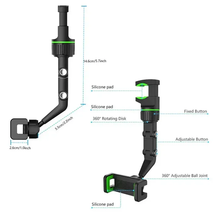 Versatile smartphone holder